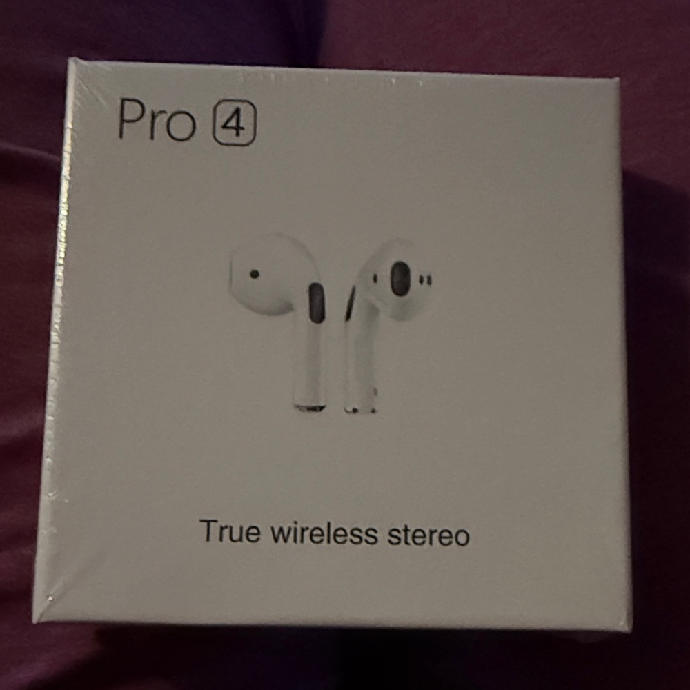 Pro 4 Wireless Earbuds - White